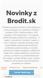 Mobile Screenshot of blog.brodit.sk